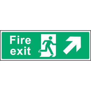Fire Exit Sign EMER0002 (450x150mm)
