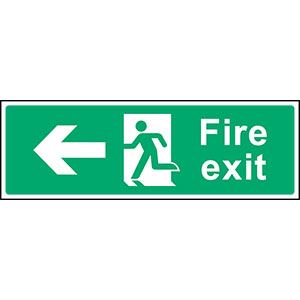 Fire Exit Sign EMER0001 (450x150mm)