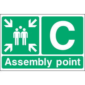 Fire Assembly Point Sign EMER0089 (600x400mm)