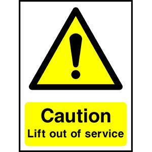 Lift Maintenance Sign LIFT0004 (150x200mm)