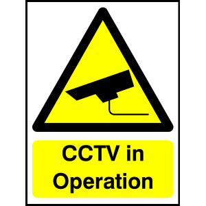 CCTV Sign SECU0033 (450x600mm)